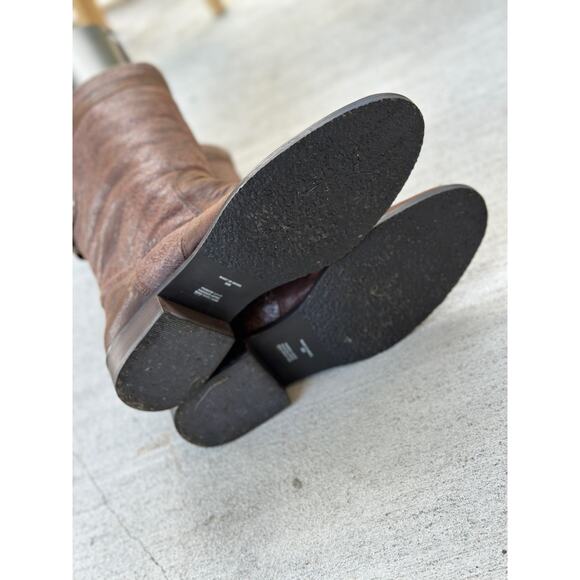 Matisse by Free People Women’s 9M Parker 12929 Brown Distressed Leather Boots - Picture 6 of 9